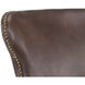 Ariana 38.75 inch Havana Dark Brown Swivel Counter Stool, Swivel